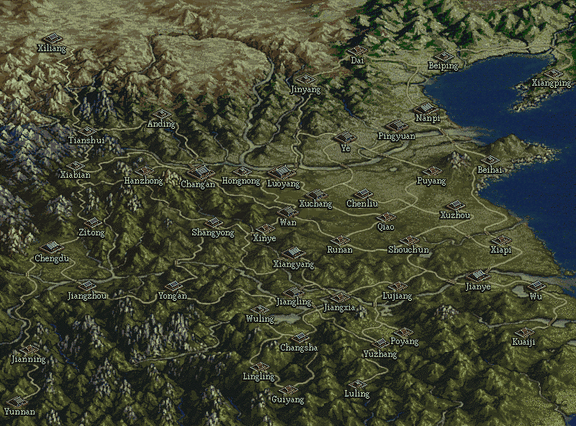 The map in English