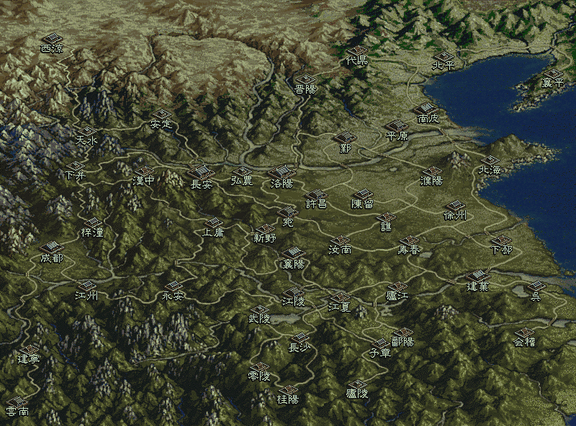 The map as shipped, Japanese