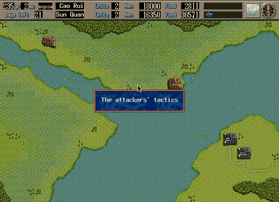 A battle: the attackers' tactics