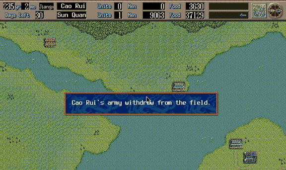 The notice that closes a battle, Mac OS 9