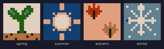 The four seasons, moving